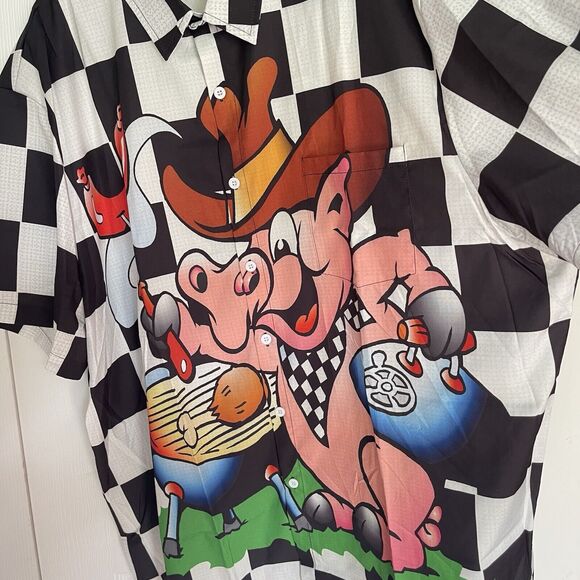 Casual Shirt Size 3XL Men Hawaiin Style Button Down - Picture 5 of 16